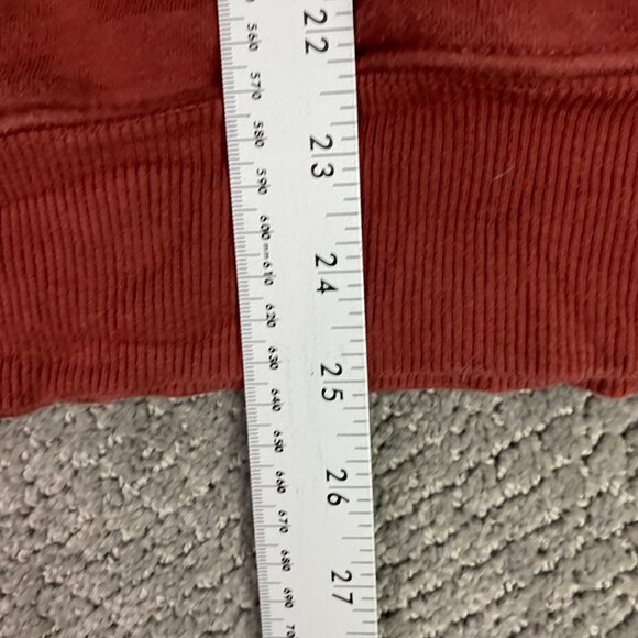 The North Face Hoodie Men's Medium Brick Red Bear Pullover Drawstrings Outdoors - Picture 10 of 10